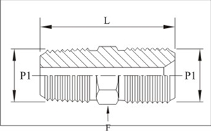 Picture of HEX NIPPLES-10K BSPP-NPT
