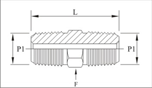 Picture of HEX NIPPLES-10K NPT-NPT