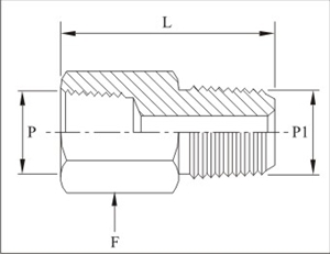 Picture of REDUCING ADAPTOR-10K M X F