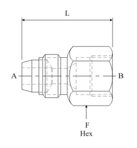 Picture of MALE-FEMALE ADAPTER MEDIUM PRESSURE