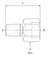 Picture of MALE-FEMALE ADAPTER NATIONAL PIPE THREAD(NPT)