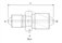 Picture of MALE-MALE ADAPTER HIGH PRESSURE TO HIGH PRESSURE