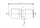 Picture of MALE-MALE ADAPTER HIGH PRESSURE TO NPT