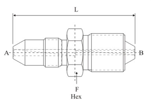 Picture of MALE-MALE ADAPTER MEDIUMM PRESSURE TO HIGH PRESSURE