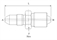 Picture of MALE-MALE ADAPTER MEDIUMM PRESSURE TO HIGH PRESSURE