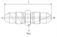 Picture of MALE-MALE ADAPTER MEDIUMM PRESSURE TO MEDIUUM PRESSURE