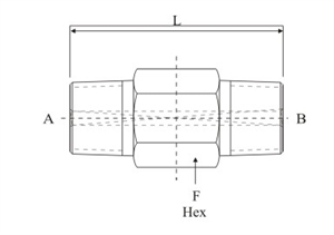 Picture of MALE-MALE ADAPTER NPT TO NPT